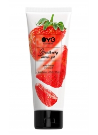 Лубрикант на водной основе OYO Aroma Gel Strawberry с ароматом клубники - 75 мл. - OYO - купить с доставкой в Тюмени