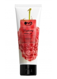 Лубрикант на водной основе OYO Aroma Gel Raspberry с ароматом малины - 75 мл. - OYO - купить с доставкой в Тюмени