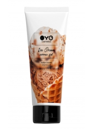 Лубрикант на водной основе OYO Aroma Gel Ice Cream с ароматом пломбира - 75 мл. - OYO - купить с доставкой в Тюмени