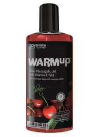 Разогревающее масло WARMup Cherry - 150 мл. - Joy Division - купить с доставкой в Тюмени