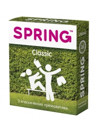 Классические презервативы SPRING CLASSIC - 3 шт. - SPRING - купить с доставкой в Тюмени