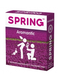 Ароматизированные презервативы SPRING AROMANTIC - 3 шт. - SPRING - купить с доставкой в Тюмени