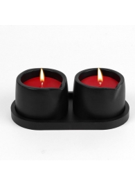 Набор из 2 низкотемпературных свечей для БДСМ «Оки-Чпоки» с ароматом земляники - Сима-Ленд - купить с доставкой в Тюмени