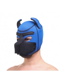 Синяя неопреновая БДСМ-маска Puppy Play - Сима-Ленд - купить с доставкой в Тюмени