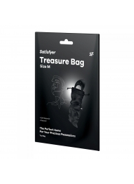 Черный мешочек для хранения игрушек Treasure Bag M - Satisfyer - купить с доставкой в Тюмени