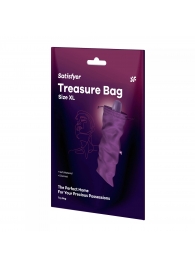 Фиолетовый мешочек для хранения игрушек Treasure Bag XL - Satisfyer - купить с доставкой в Тюмени