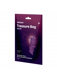 Фиолетовый мешочек для хранения игрушек Treasure Bag M - Satisfyer - купить с доставкой #SOTBIT_REGIONS_UF_V_REGION_NAME#