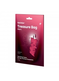 Розовый мешочек для хранения игрушек Treasure Bag L - Satisfyer - купить с доставкой #SOTBIT_REGIONS_UF_V_REGION_NAME#