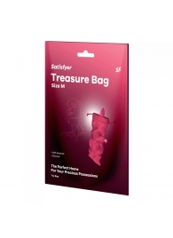 Розовый мешочек для хранения игрушек Treasure Bag M - Satisfyer - купить с доставкой в Тюмени