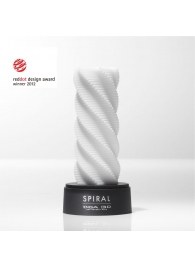 Белый 3D мастурбатор SPIRAL - Tenga - в Тюмени купить с доставкой