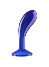 Синяя анальная втулка Flawless Clear Prostate Plug 6.0 - 15 см. - Lovetoy - в Тюмени купить с доставкой