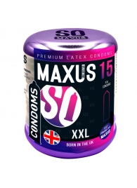 Презервативы Maxus XXL увеличенного размера - 15 шт. - Maxus - купить с доставкой в Тюмени