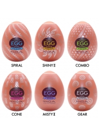 Набор из 6 мастурбаторов-яиц Tenga Egg Variety Pack V - Tenga - в Тюмени купить с доставкой