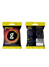 Классические презервативы Ganzo Classic в мягкой упаковке - 3 шт. - Ganzo - купить с доставкой в Тюмени