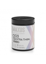Экстремально тонкие презервативы MAXUS 003 Extra Thin - 15 шт. - Maxus - купить с доставкой #SOTBIT_REGIONS_UF_V_REGION_NAME#
