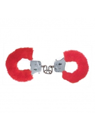 Красные игровые наручники - Toy Joy - купить с доставкой в Тюмени