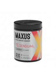 Анатомические презервативы MAXUS Sensual - 15 шт. - Maxus - купить с доставкой в Тюмени