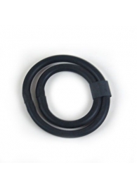 Черное двойное эрекционное кольцо - Baile - в Тюмени купить с доставкой