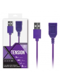 Фиолетовый удлинитель USB-провода - 100 см. - NMC - купить с доставкой в Тюмени