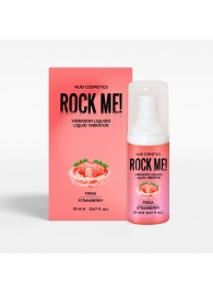 Жидкий вибратор Nuei Rock Me! с ароматом клубники - 20 мл. - Nuei cosmetics - купить с доставкой в Тюмени