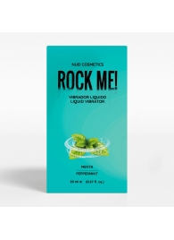 Жидкий вибратор Nuei Rock Me! с ароматом мяты - 20 мл. - Nuei cosmetics - купить с доставкой в Тюмени