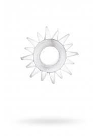 Прозрачное гелевое эрекционное кольцо-солнце - Toyfa Basic - в Тюмени купить с доставкой