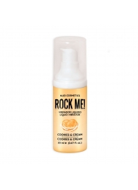 Жидкий вибратор Nuei Rock Me! с ароматом печенья и сливок - 20 мл. - Nuei cosmetics - купить с доставкой в Тюмени