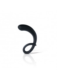 Черный массажер простаты Curving Curt - 13 см. - MyStim - купить с доставкой в Тюмени