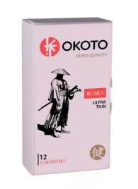 Тонкие презервативы OKOTO Ultra Thin - 12 шт. - Sitabella - купить с доставкой в Тюмени