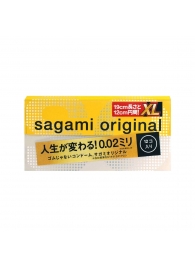 Презервативы увеличенного размера Sagami Original 0.02 XL-size - 12 шт. - Sagami - купить с доставкой в Тюмени