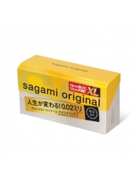 Презервативы увеличенного размера Sagami Original 0.02 XL-size - 12 шт. - Sagami - купить с доставкой в Тюмени