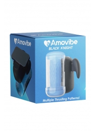 Инновационный робот-мастурбатор Black Knight с функцией пенетрации - Amovibe - в Тюмени купить с доставкой