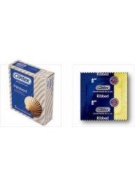 Презервативы с рёбрышками CONTEX Ribbed - 3 шт. - Contex - купить с доставкой в Тюмени