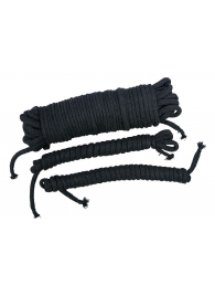 Чёрные хлопковые верёвки для бондажа - Orion - купить с доставкой в Тюмени