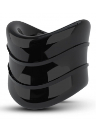 Черное эрекционное кольцо на мошонку Beef Ball Stretcher Snug X Long - Blush Novelties - в Тюмени купить с доставкой