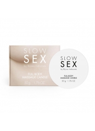 Массажная свеча для всего тела Slow Sex - 50 гр. - Bijoux Indiscrets - купить с доставкой в Тюмени