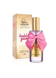 Разогревающее массажное масло Light My Fire Bubble Gum с ароматом бабл-гам - 100 мл. - Bijoux Indiscrets - купить с доставкой в Тюмени