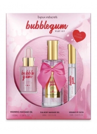 Набор средств для массажа и ласк Bubblegum Play Kit - Bijoux Indiscrets - купить с доставкой в Тюмени