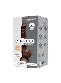 Коричневый фаллоимитатор SILEXD Model 3 7  - 17,5 см. - Adrien Lastic купить с доставкой в интернет-магазине Orgasmix в Тюмени Коричневый фаллоимитатор SILEXD Model 3 7  - 17,5 см. - Adrien Lastic