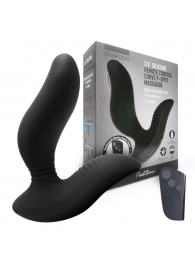 Черный вибромассажер простаты 3,5’’ Remote Control Curve P-spot Massager - 12 см. - Erokay - в Тюмени купить с доставкой