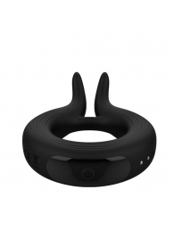 Черное эрекционное кольцо Marry Me Rechargeable Vibrating Cockring - Adrien Lastic - в Тюмени купить с доставкой