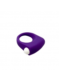 Фиолетовое эрекционное кольцо Puggle Vibrating Ring with Bullet - Adrien Lastic - в Тюмени купить с доставкой