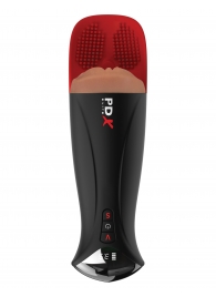Мастурбатор-вагина в колбе с вибрацией Fuck-O-Matic Pro XL - Pipedream - в Тюмени купить с доставкой