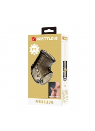 Дымчатая насадка на пенис и мошонку - Baile - в Тюмени купить с доставкой