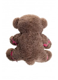 Бондажный набор: бурый мишка с розовыми оковами и наручниками - Pecado - купить с доставкой в Тюмени