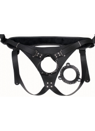 Пояс Hard Brutal для больших насадок - LOVETOY (А-Полимер) - купить с доставкой в Тюмени