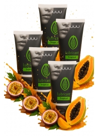 Набор из 5 съедобных лубрикантов JUJU со вкусом тропических фруктов - JuJu - купить с доставкой в Тюмени