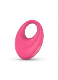 Розовое интерактивное эрекционное виброкольцо Leo - Easy toys - в Тюмени купить с доставкой