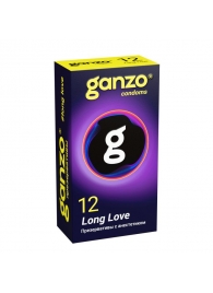 Презервативы с анестетиком для продления удовольствия Ganzo Long Love - 12 шт. - Ganzo - купить с доставкой в Тюмени