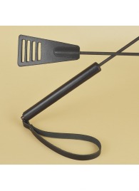 Черный кожаный стек «Сириус» - 60 см. - Sitabella - купить с доставкой в Тюмени